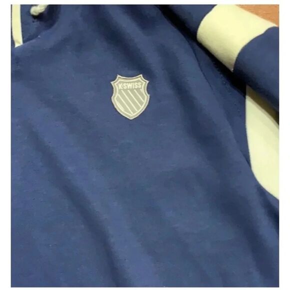 K-Swiss Blue and White Women Jacket Size XXL - Picture 3 of 8